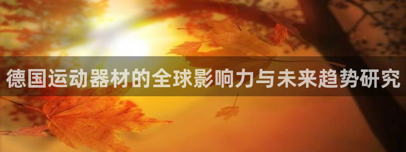 凯捷体育招商电话是多少啊：德国运动器材的全球影响力与