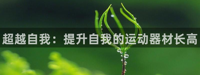 意昂平台体育：超越自我：提升自我的运动器材长高