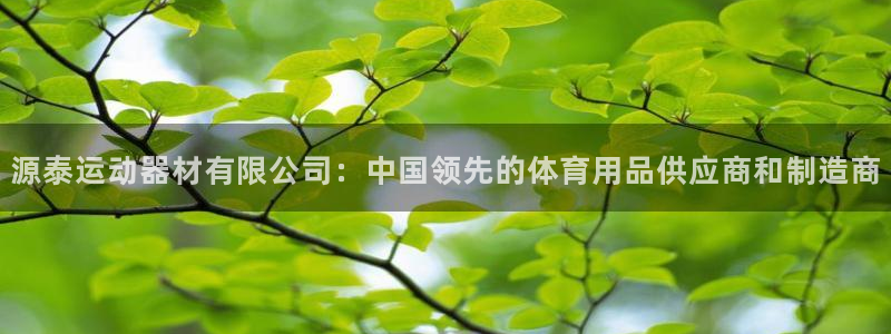 凯捷体育平台注册要钱吗安全吗：源泰运动器材有限公司：中国领先