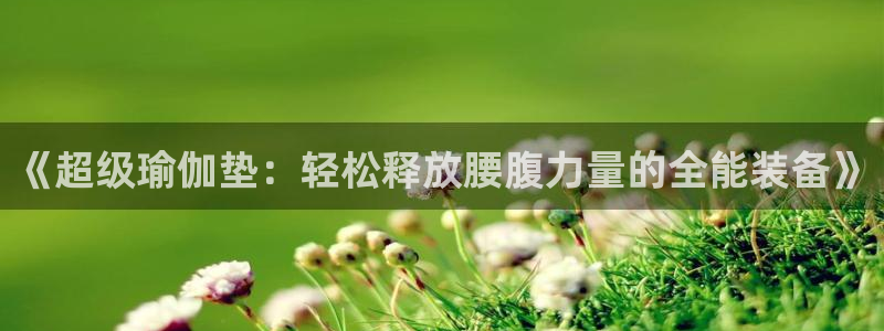 凯捷体育官网：《超级瑜伽垫：轻松释放腰腹力量的全能装备》