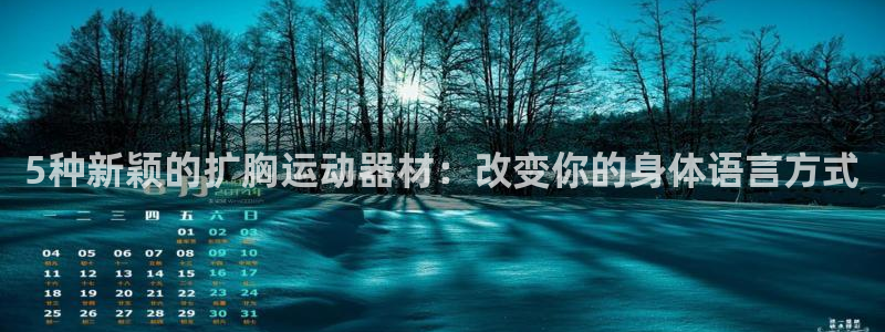 凯捷体育平台注册要钱吗是真的吗:5种新颖的扩胸运动器材:改变